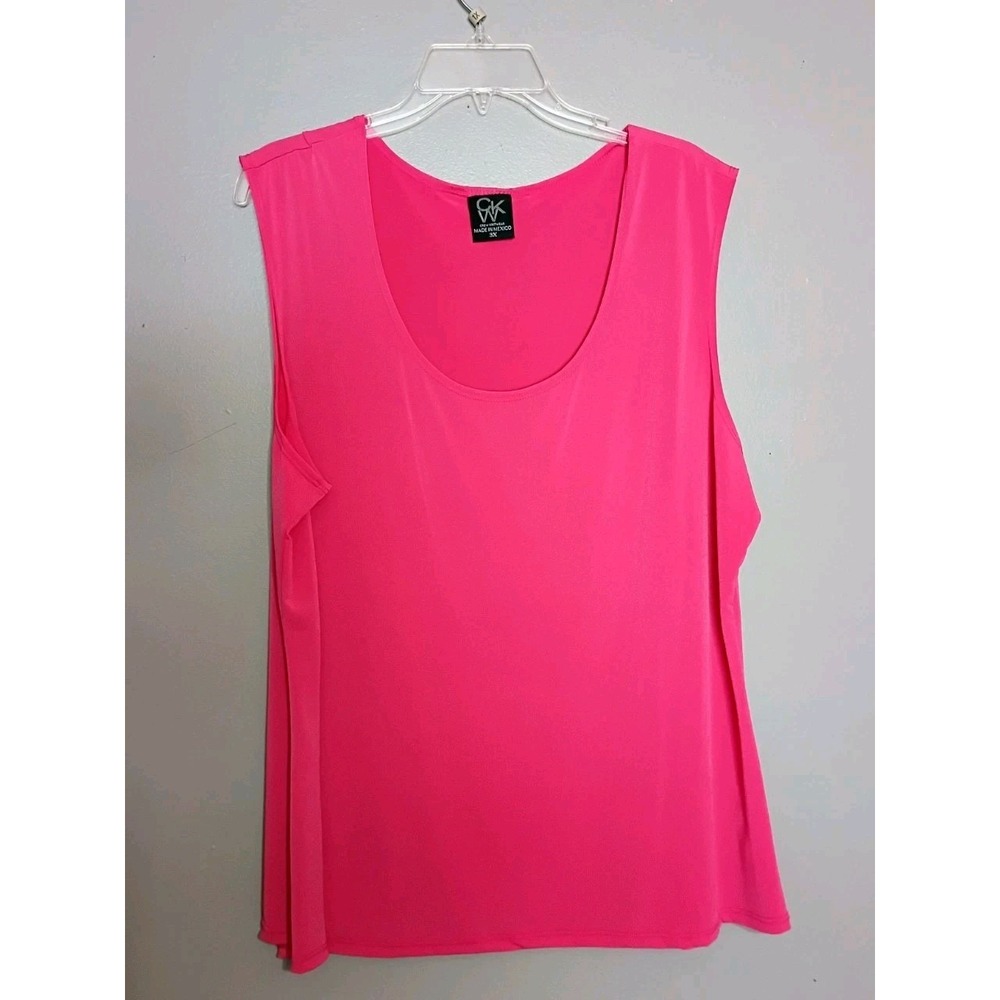 CKW Women's Top Round Eck Sleeveless Size 3X